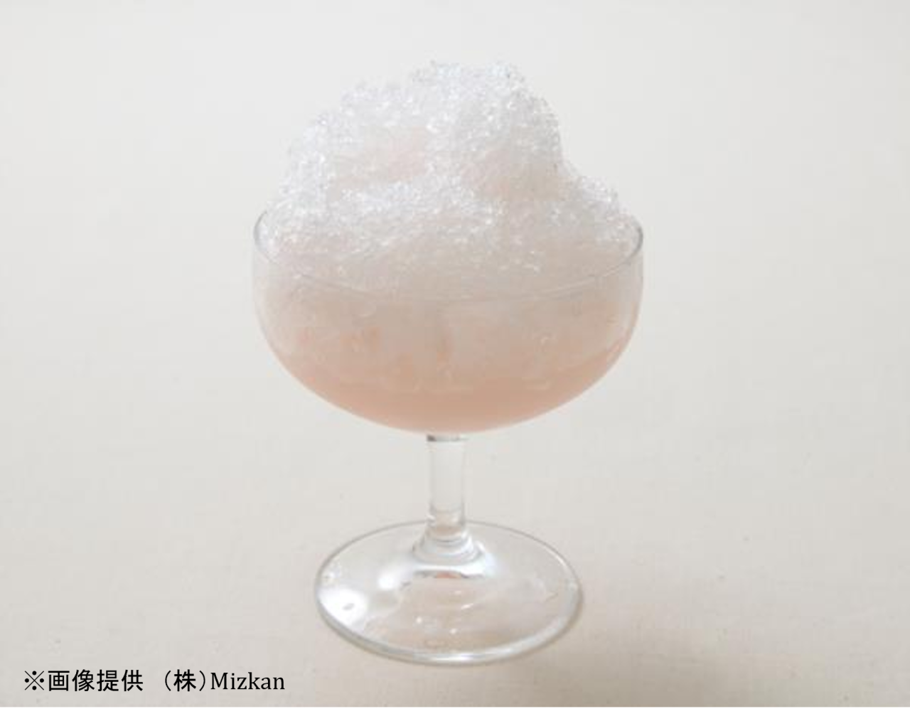 白桃かき氷